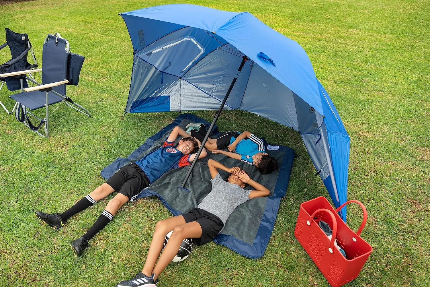 Sport-Brella Premiere XL UPF 50  Umbrella Shelter for Sun and Rain Protection