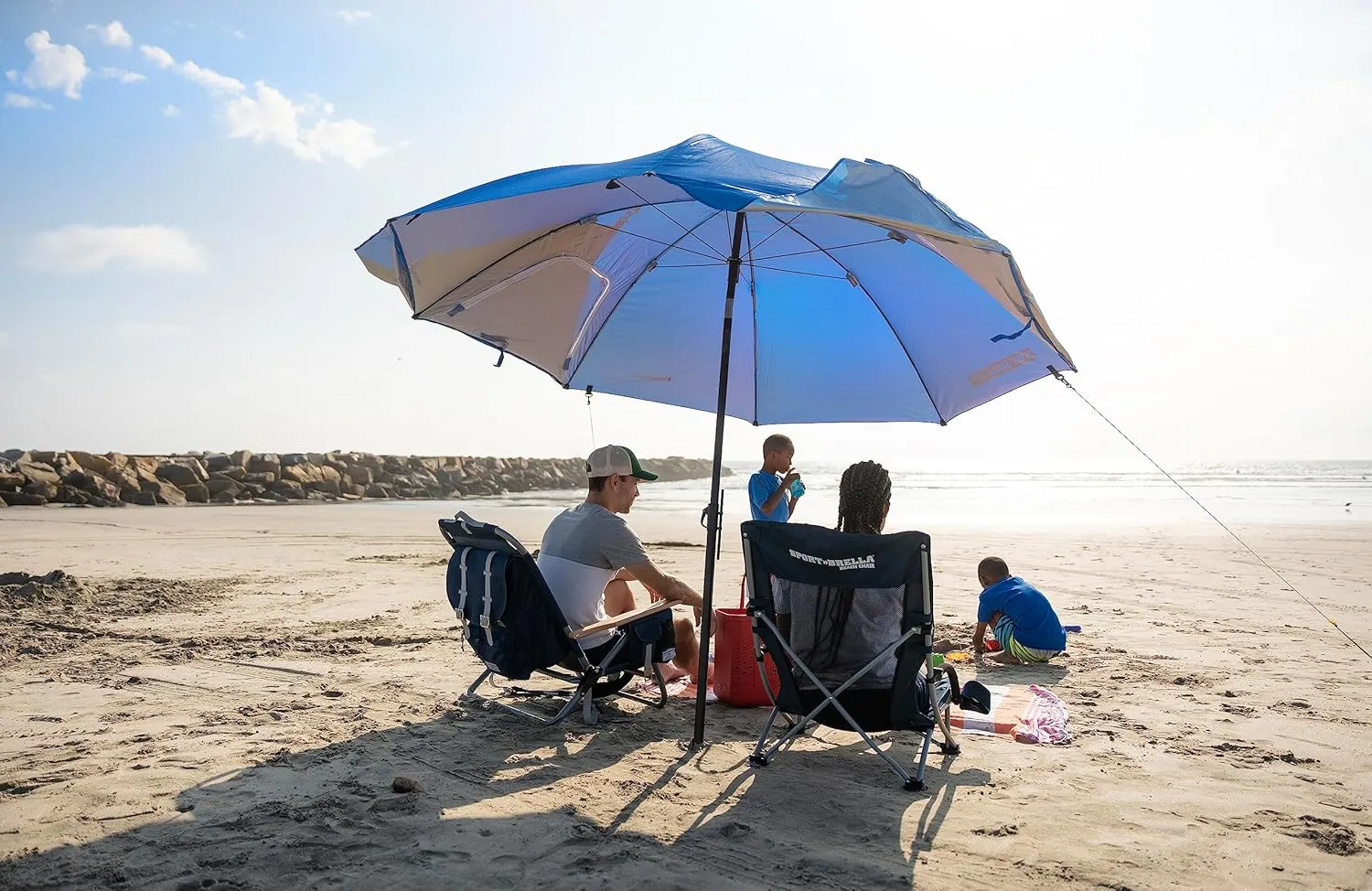 Sport-Brella Premiere XL UPF 50  Umbrella Shelter for Sun and Rain Protection