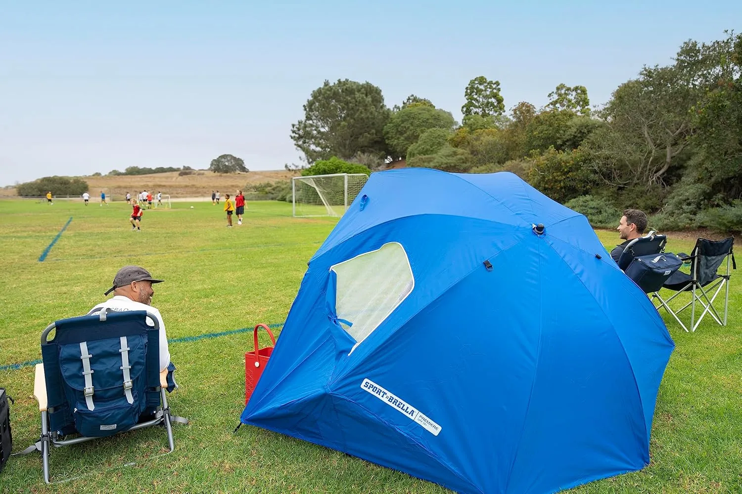Sport-Brella Premiere XL UPF 50  Umbrella Shelter for Sun and Rain Protection