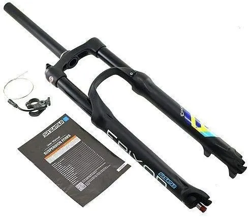 SR Suntour Epixon Fork 26Inche 120mm Remote Lockout Air QR 9mm Matte Black, VK1660-N