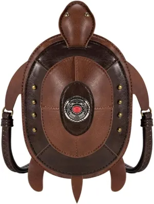 Steampunk Inspired Handbag Medieval Shoulder Bag PU Leather Crossbody Purse For Theme Parties And Casual Outings