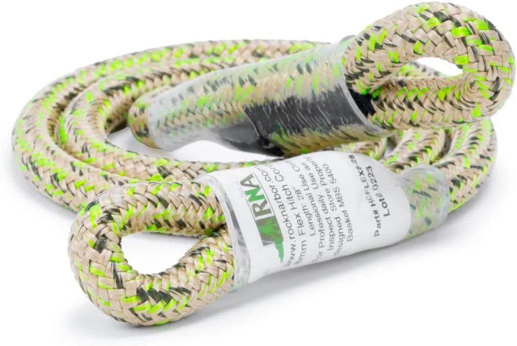 Sterling RNA 8mm Flex Hitch Cord - Professional-Grade Arborist Rope with Technora-Polyester Blend Sheath, High-Performance 24kN Climbing Line, Weather-Resistant Tree Care Equipment