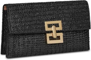 Straw Clutch Purse for Women Designer Evening Handbag Summer Beach Shoulder Crossbody Bag