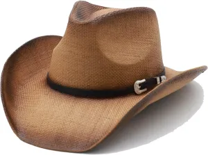 Straw Cowboy Hat for Men Cowgirl Hats Women Wide Brim Beach Sun Hat Western Summer Hats