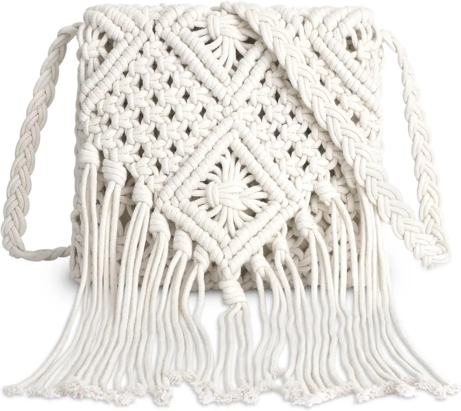 Straw Handbags Purses Crossbody Pocketbook Bag Casual Woven Beach Bags Summer Hobo Hippie Chic Tote Bags with Chain
