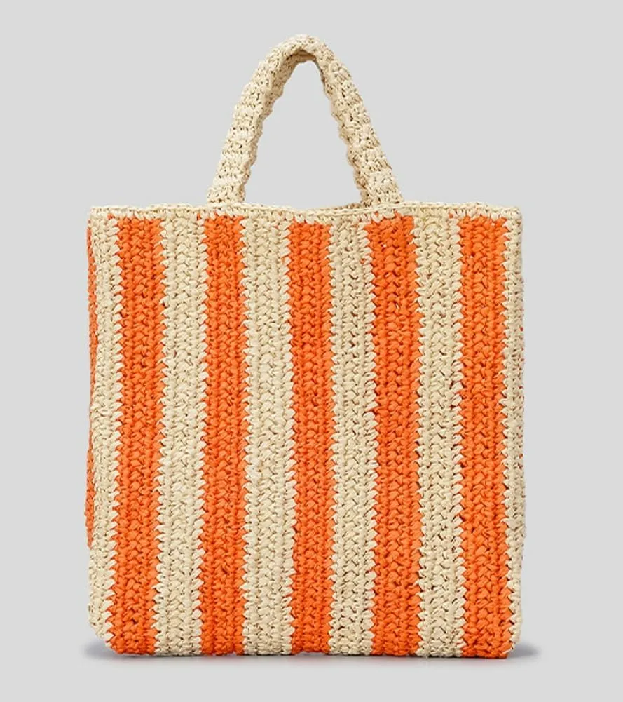 Straw Tote Bag for Women Summer Bright Color Hobo Beach Bag Woven Crochet Straw Shoulder Bag for Travel Vacation