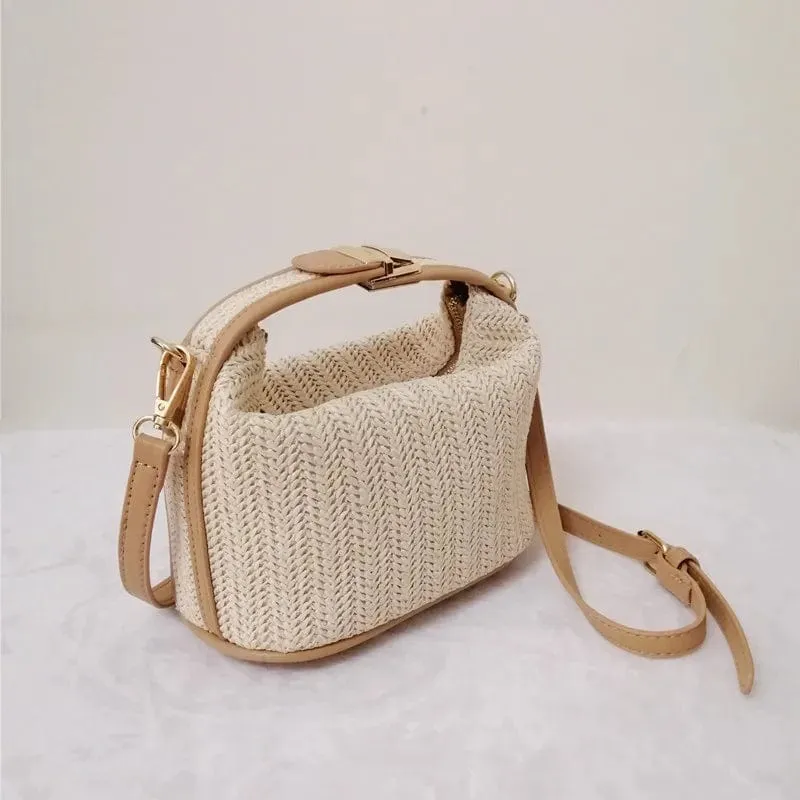 Straw Woven Beach Bag | Alya