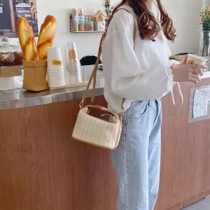 Straw Woven Beach Bag | Alya