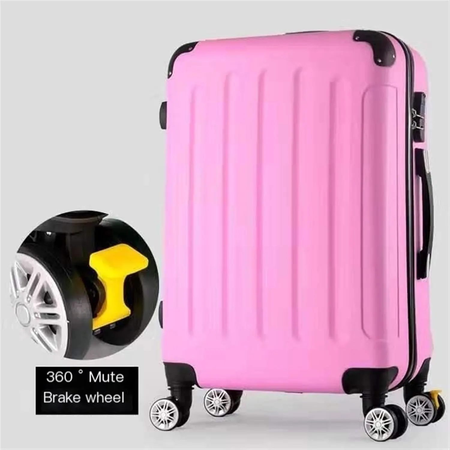 Suitcase 20 Inch Trolley Case with Large Capacity and Universal Wheels for Traveling and Reducing The Weight of The Suitcase(Black)