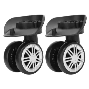 Suitcase Wheel Replacement, Mute Double Row Luggage Wheel Universal Outdoor Swivel Caster for Luggage Suitcase Trolley