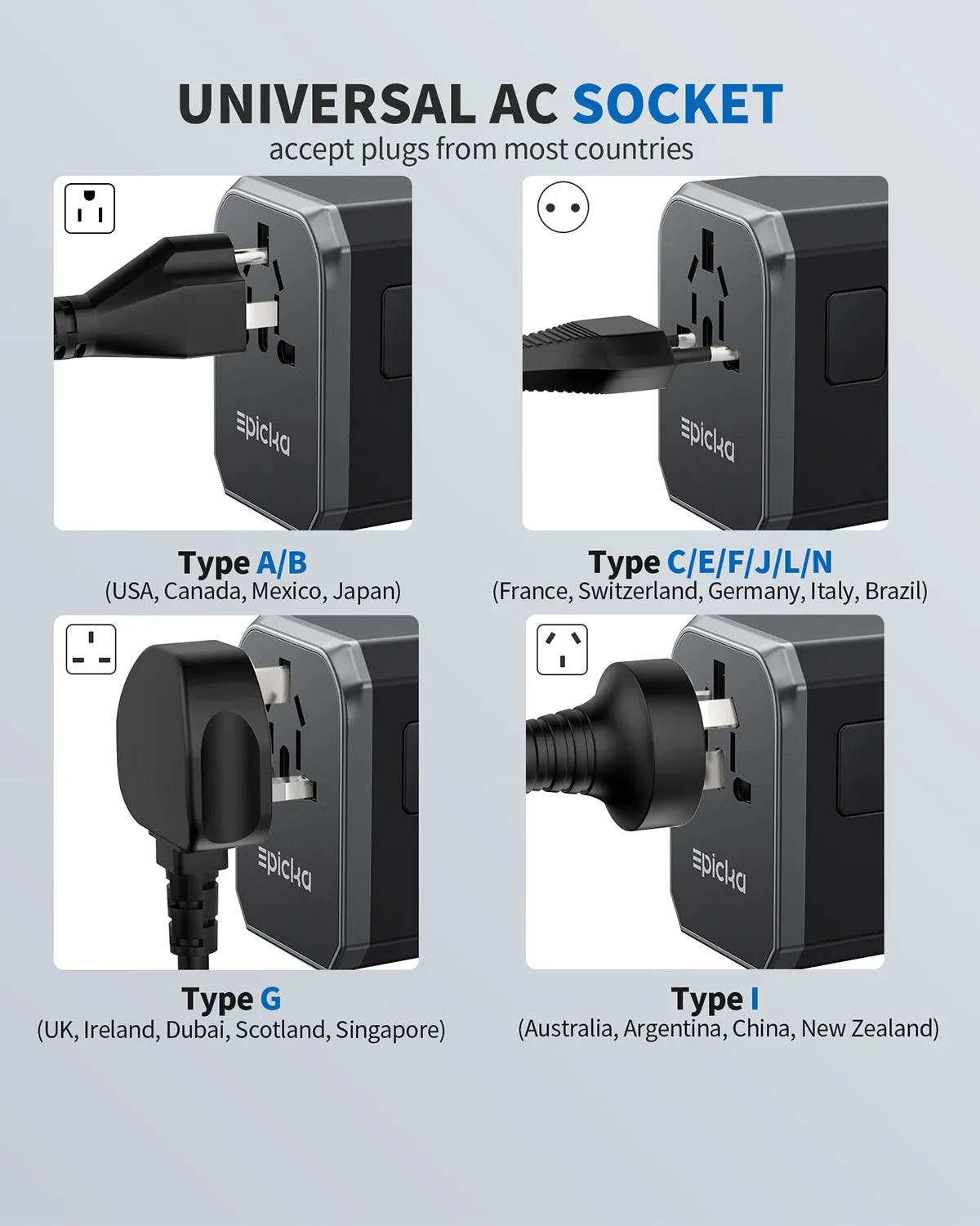 TA-105 Universal Travel Adapter