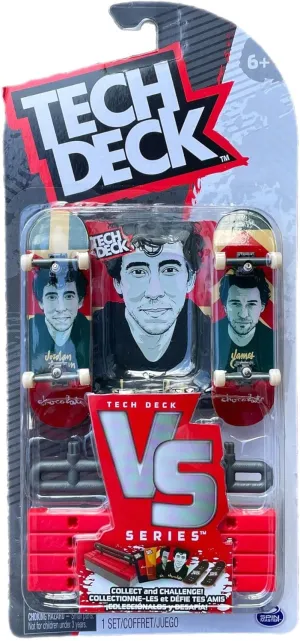 TECH DECK Sk8shop Bonus Pack Mini Finger Skateboard Multi Pack 2022 Series (Chocolate (VS Pack))
