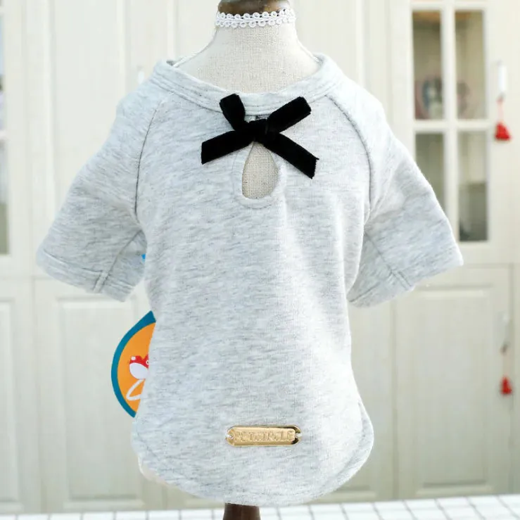 Teddy Dog Clothes with Bowtie Vest for Pets 2019
