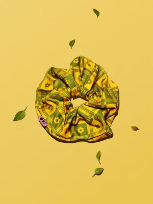 TENÉK scrunchie Yellow & Green