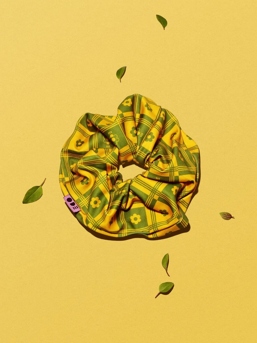 TENÉK scrunchie Yellow & Green