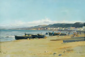 The District Of The Agfa Train Station Seen From The Tivoli Beach Algiers (1886) Poster Print by Marius Reynaud (24 x 36)