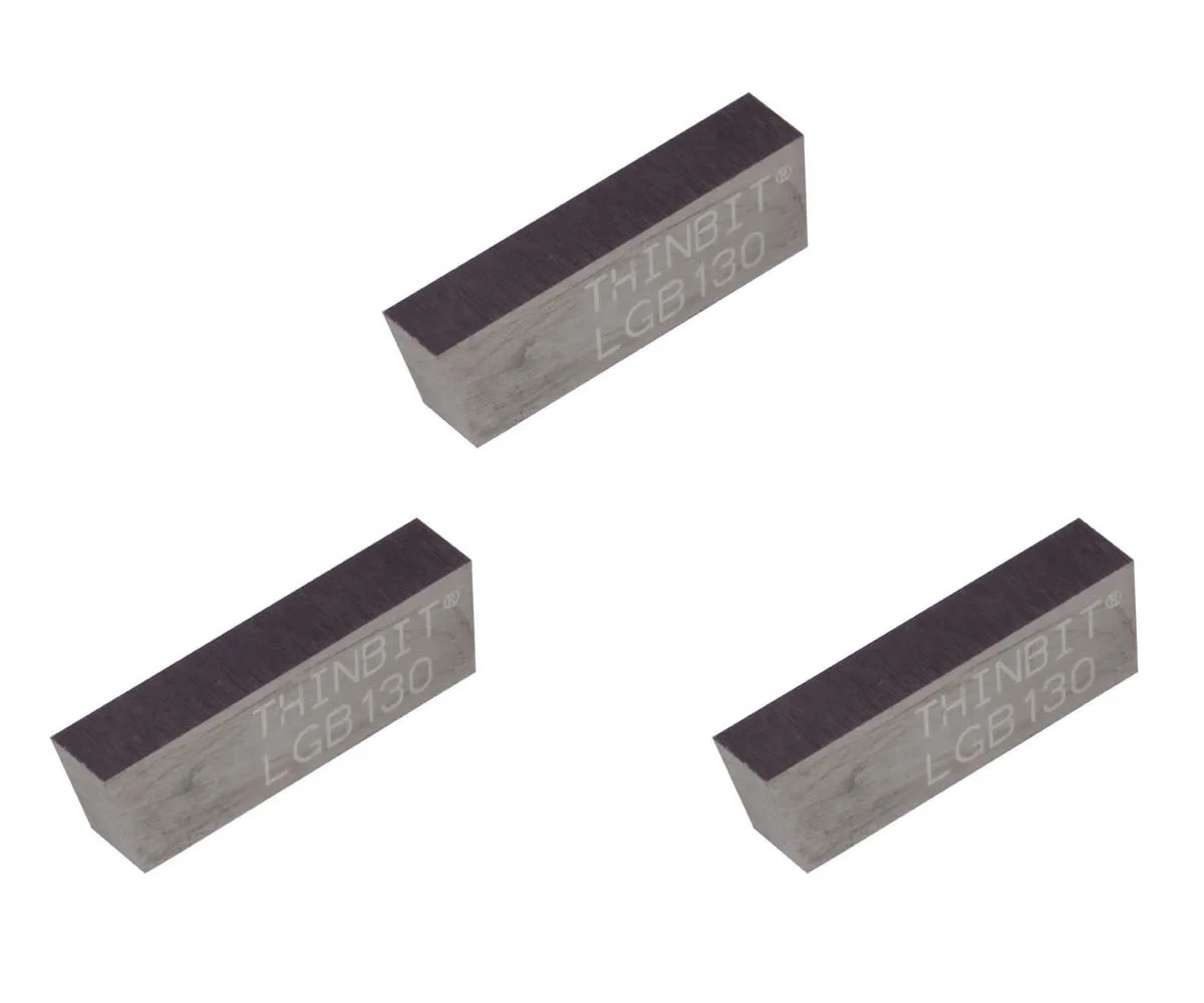 THINBIT 3 Pack LGB130D5 Precision Ground Carbide Blank for Non-Ferrous alloys, Aluminium, Plastic no Interrupted cuts