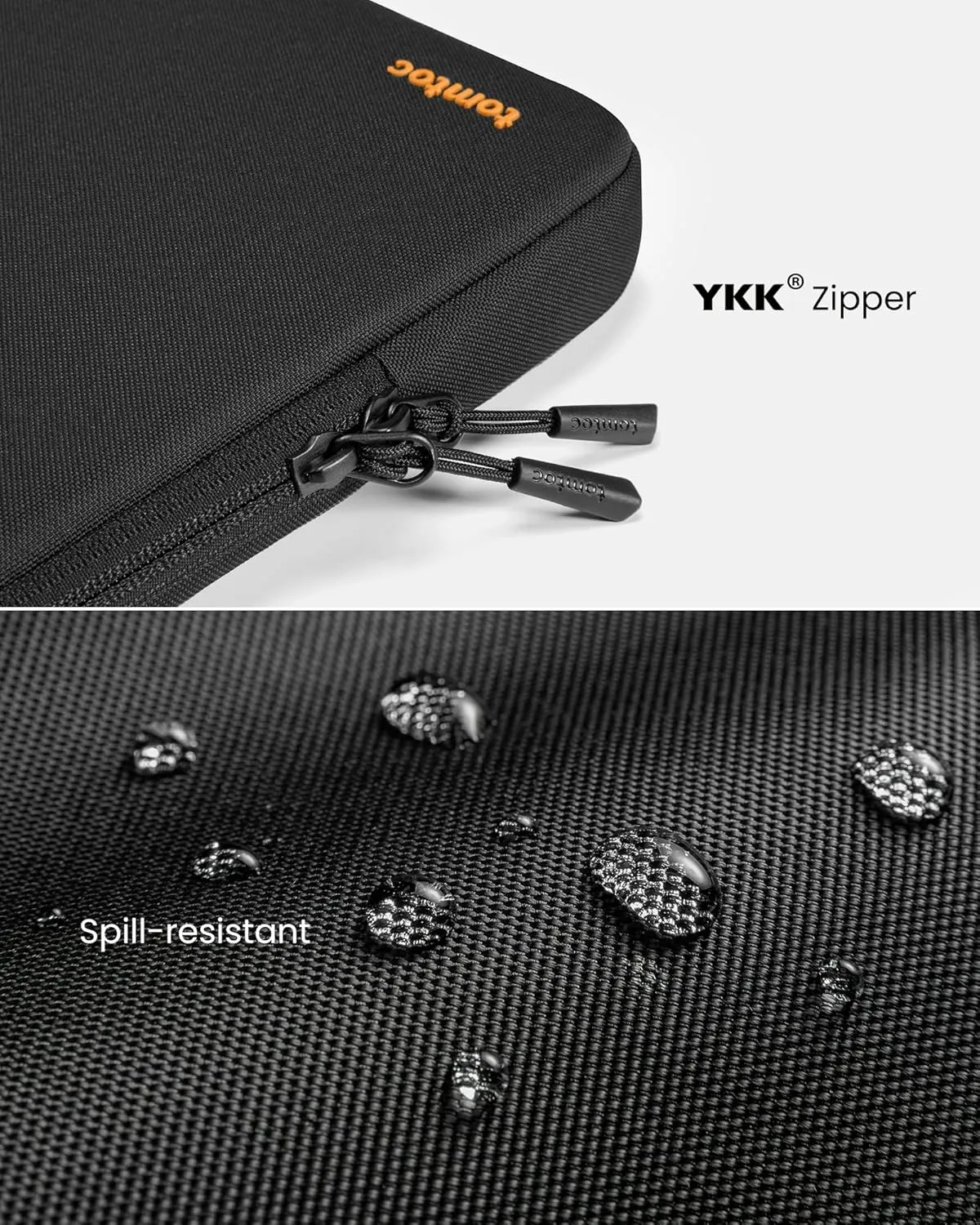 tomtoc 360 Protective Laptop Case Sleeve for 14 Inch Lenovo, HP, ASUS, Dell, Acer Laptop Notebook Ultrabook, Water-Resistant Shockproof Computer Bag with Accessory Pocket