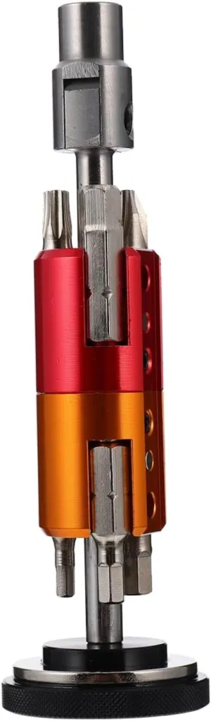 Tool Ratcheting Screwdriver Kit for Mountain Bike Durable Bike Repair Kit with High Strength Shaft Joint Includes