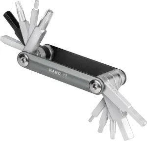 Topeak Nano 11 Multi-Tool - Compact CNC-Made Portable Tool with 11 Functions - Nano 11 (11 functions)