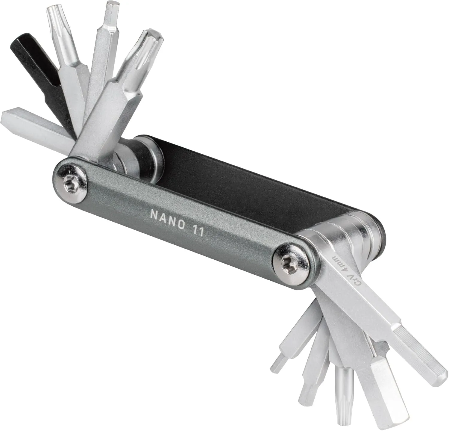 Topeak Nano 11 Multi-Tool - Compact CNC-Made Portable Tool with 11 Functions - Nano 11 (11 functions)