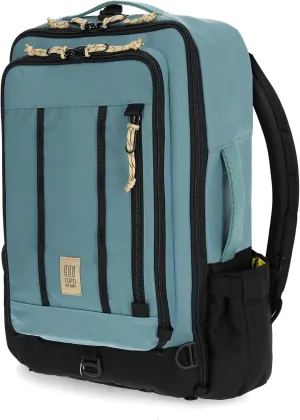Topo Designs Global Travel Bag 30-40 Liter - Carry-on Compliant Versatile Pack, 3 Carry Options, External Laptop Sleeve (Eco-Friendly, 30L, Pine)