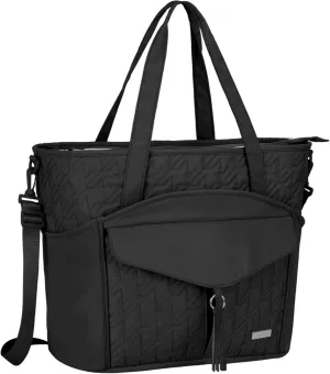 Tote Bag for Women with Water Bottle Pocket Fit for Stanley Cup, Carry On Tote for Work, Nurse, College, Travel