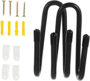 Toyvian 2pcs Violin Storage Hook Skateboard Wall Rack Multi-use Hanger for Surfboards Guitars and Home Decor Strong Easy to Install for