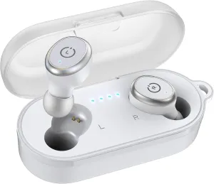 TOZO T10 True Wireless Bluetooth 5.3 Earbuds, 45H Playtime, Wireless Charging Case, IPX8 Waterproof Stereo Headphones in Ear Built in Mic Headset Premium Sound with Deep Bass, 32 Preset EQs via APP