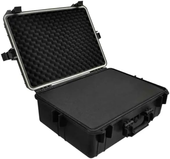 Transport Hard-Case Black w/Foam 9.2 gal Capacity,Tool Boxes-12.87lbs
