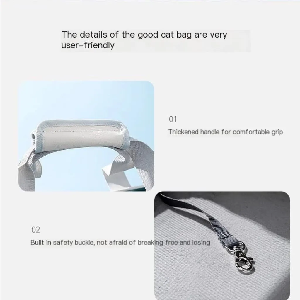 Travel Cat Bag Cat Music Rhythm Cat Bag Going Out Messenger Bag Portable Backpack Pet Bag Multifunctional Storage Cat Bag Cat Bag