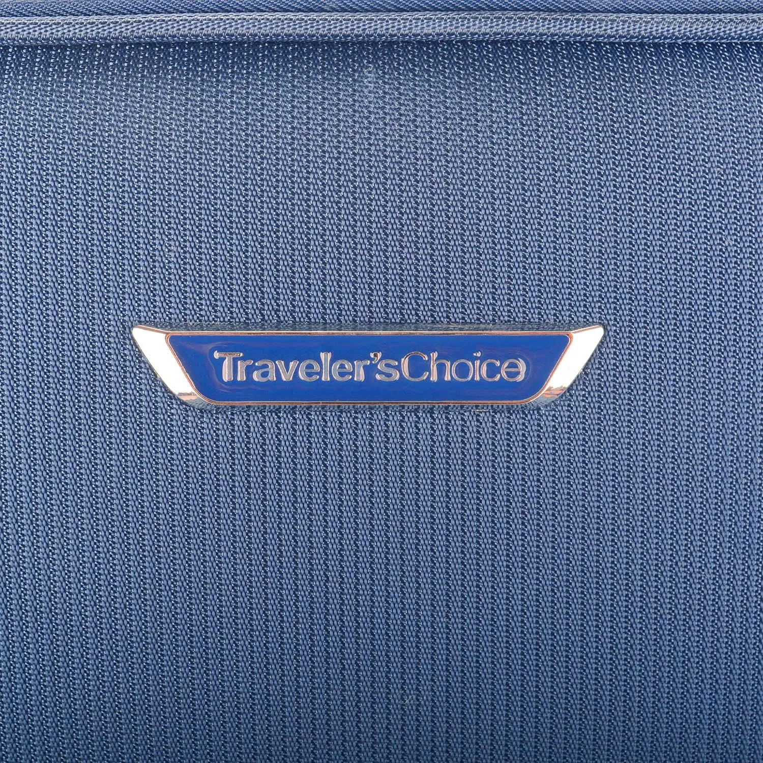 Traveler's Choice Lares Softside Expandable Luggage with Spinner Wheels, Navy, 2 Piece Luggage Set