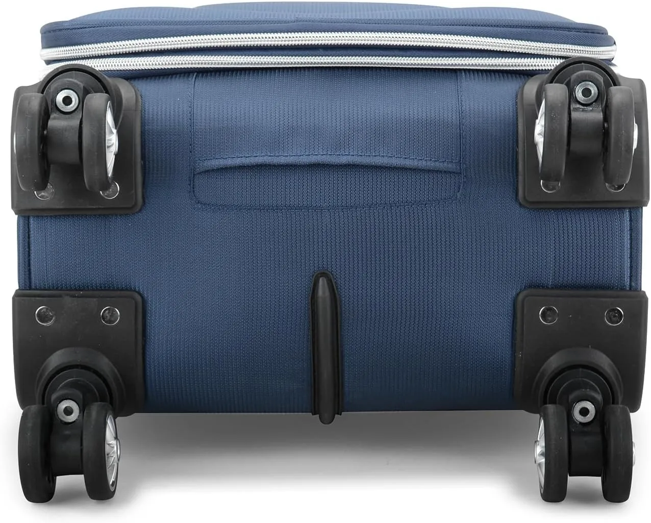 Traveler's Choice Lares Softside Expandable Luggage with Spinner Wheels, Navy, 2 Piece Luggage Set