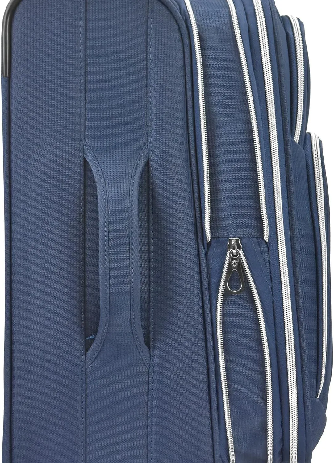 Traveler's Choice Lares Softside Expandable Luggage with Spinner Wheels, Navy, Carry-On 22-Inch