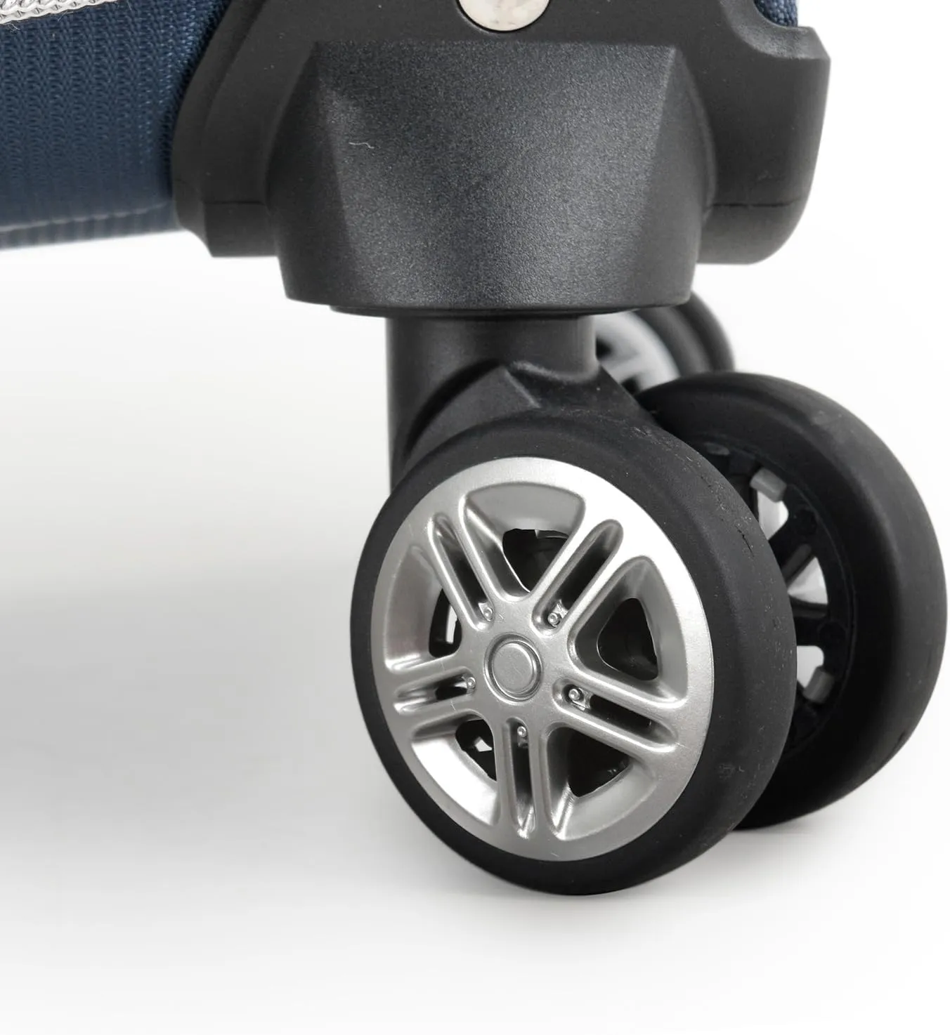 Traveler's Choice Lares Softside Expandable Luggage with Spinner Wheels, Navy, Carry-On 22-Inch