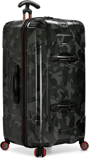 Traveler's Choice Maxporter II Hardside Polycarbonate Suitcase with Spinner Wheels, Carbon Gray, 30" Trunk Luggage