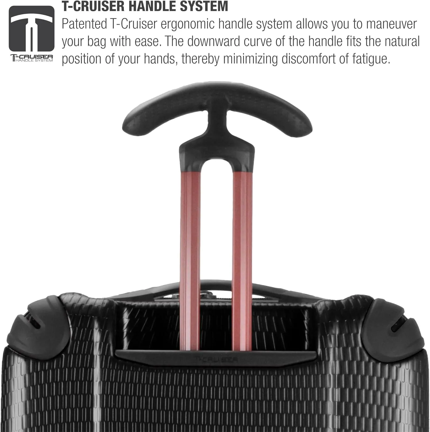 Traveler's Choice Maxporter II Hardside Polycarbonate Suitcase with Spinner Wheels, Red, 30" Trunk Luggage