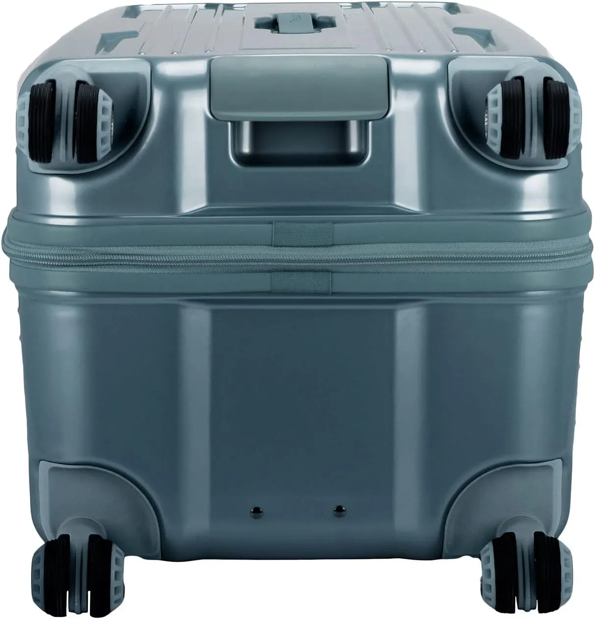 Traveler's Choice Ultimax II 26" Medium Trunk Spinner Luggage, Tie Down Straps, Teal, Checked Inch