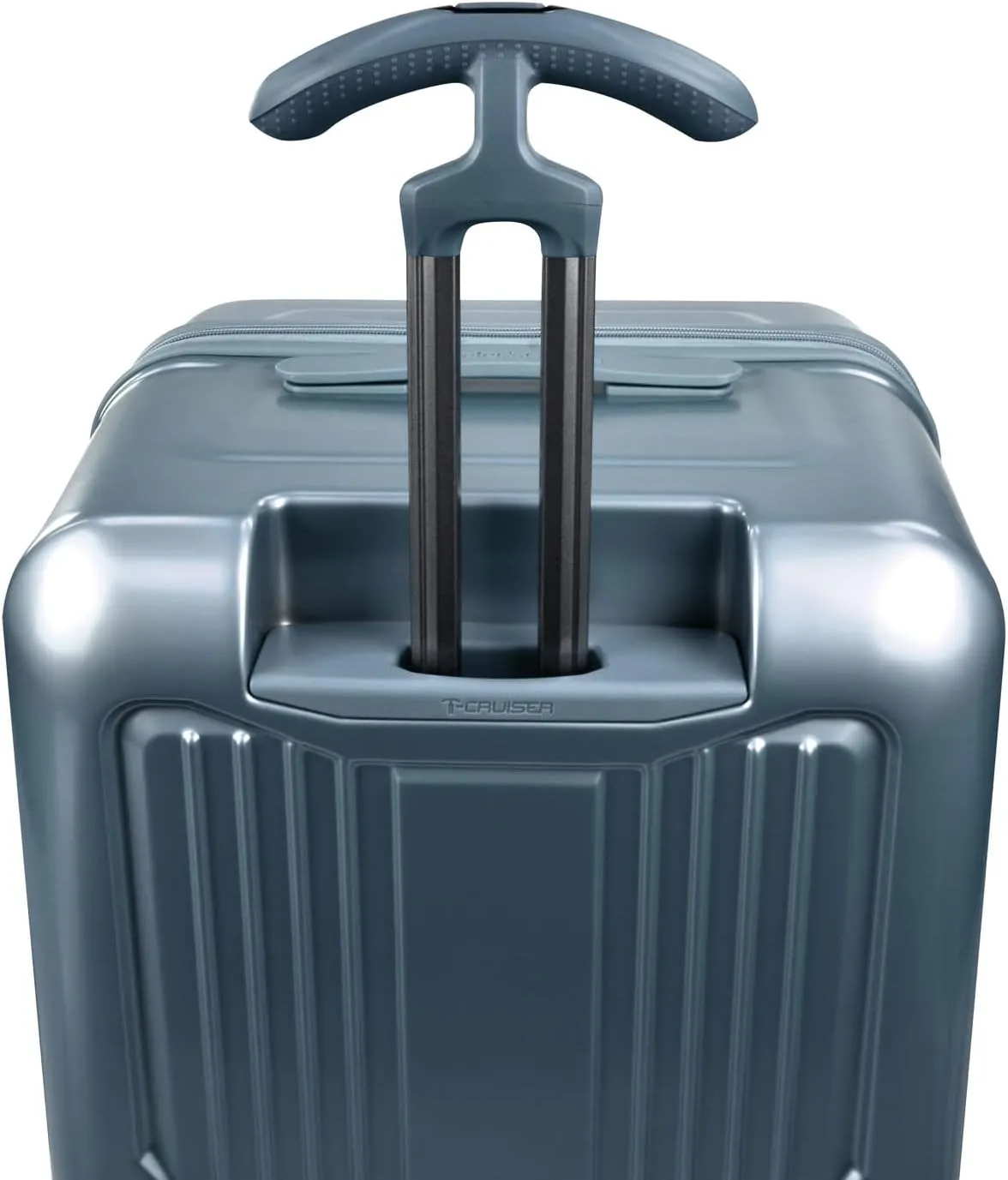 Traveler's Choice Ultimax II 26" Medium Trunk Spinner Luggage, Tie Down Straps, Teal, Checked Inch