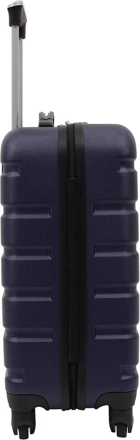 Travelers Club Harper Luggage, Blue, 20-Inch Carry-On