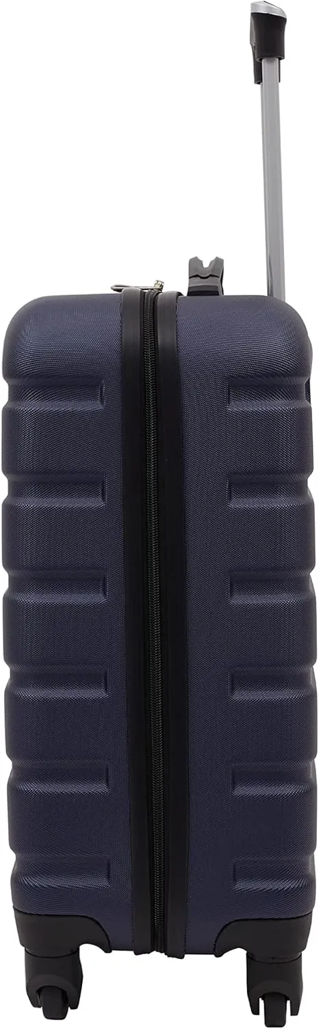 Travelers Club Harper Luggage, Blue, 20-Inch Carry-On