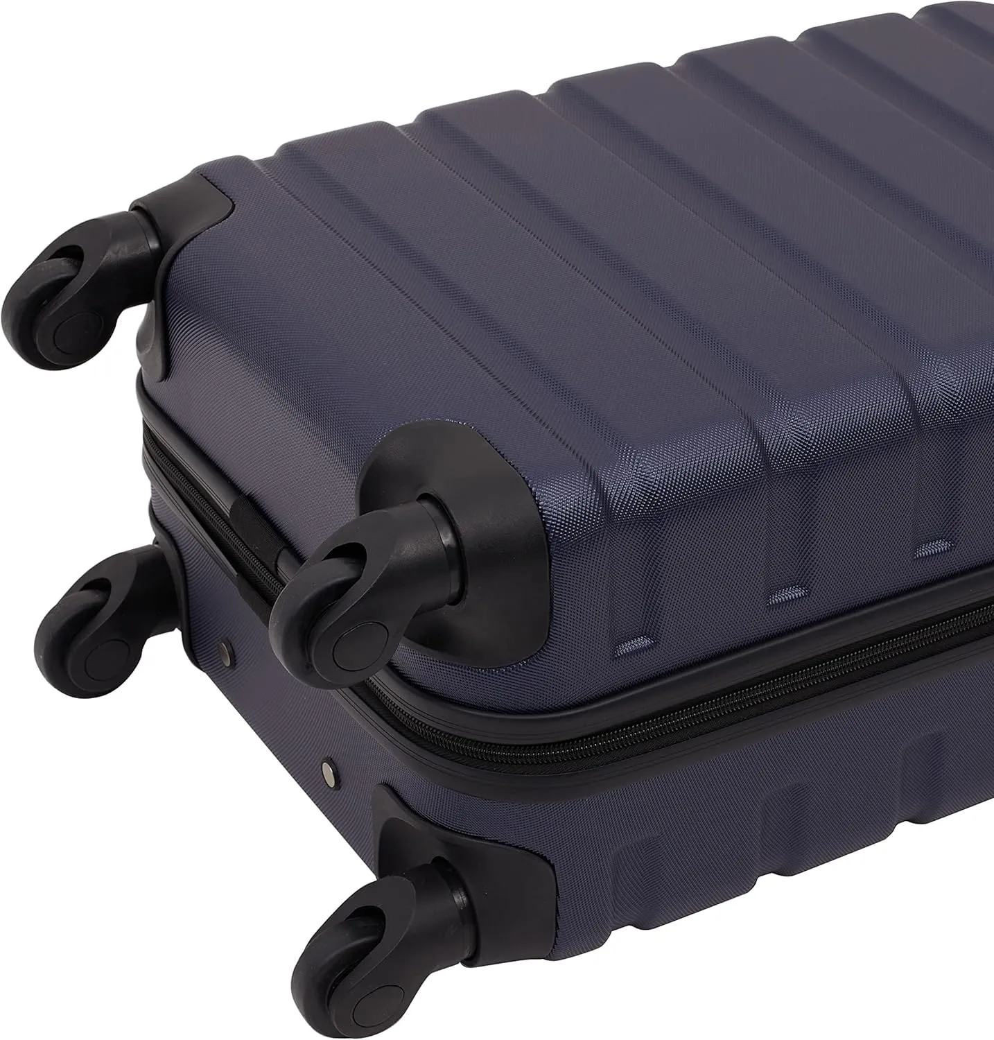 Travelers Club Harper Luggage, Blue, 20-Inch Carry-On