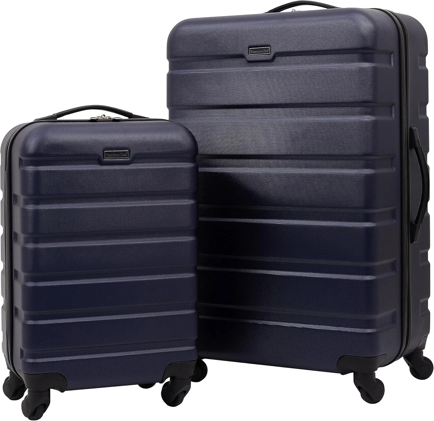 Travelers Club Harper Luggage, Blue, 20-Inch Carry-On