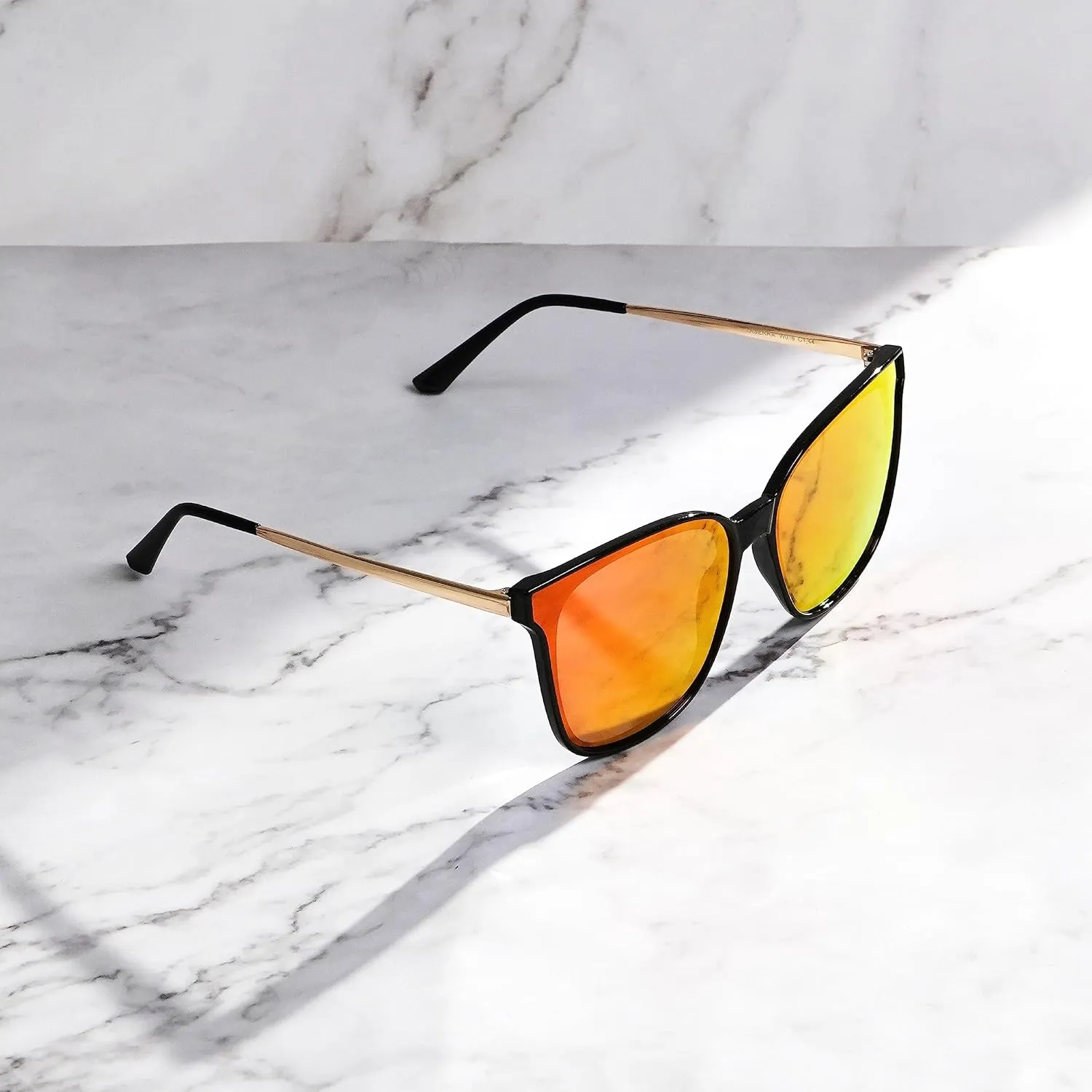 Trendy TAC Polarized Square Sunglasses for Women Men, Oversized Lightweight TR90 Frame UV400 Protection