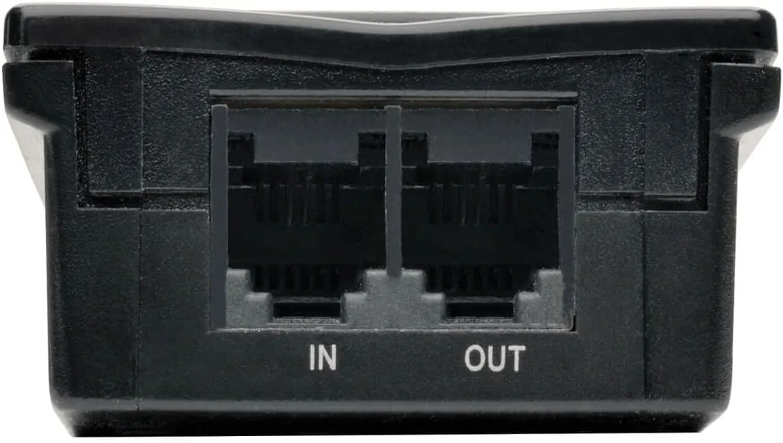 Tripp Lite 6 Outlet Surge Protector Power Strip, Black, 6ft Cord, Tel/Fax/Modem Protection, Right-Angle Plug, $75K INSURANCE (TLP606SSTELB)