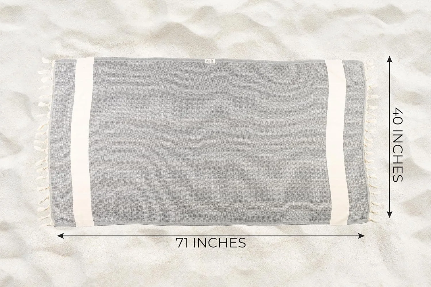 Turkish Beach Towel Oversized Clearance XL 40x71- Sand Free - 100% Cotton Soft Quick Dry - Extra Large Blanket Travel and Pool Towels for Adults- Cloud Sandproof, Beach Essentials for Women
