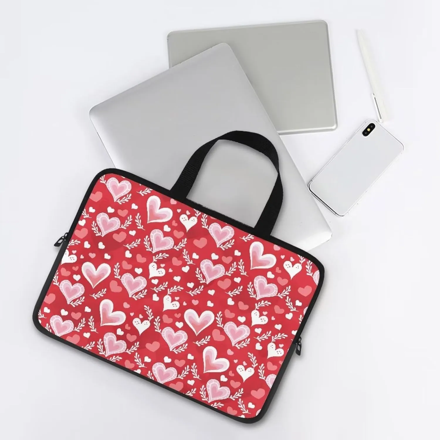 Uasibuni Laptop Sleeve Bag 17 inch Laptop Shoulder Bag Laptop Carrying Case Computer Cover Laptop Bag for Women Men