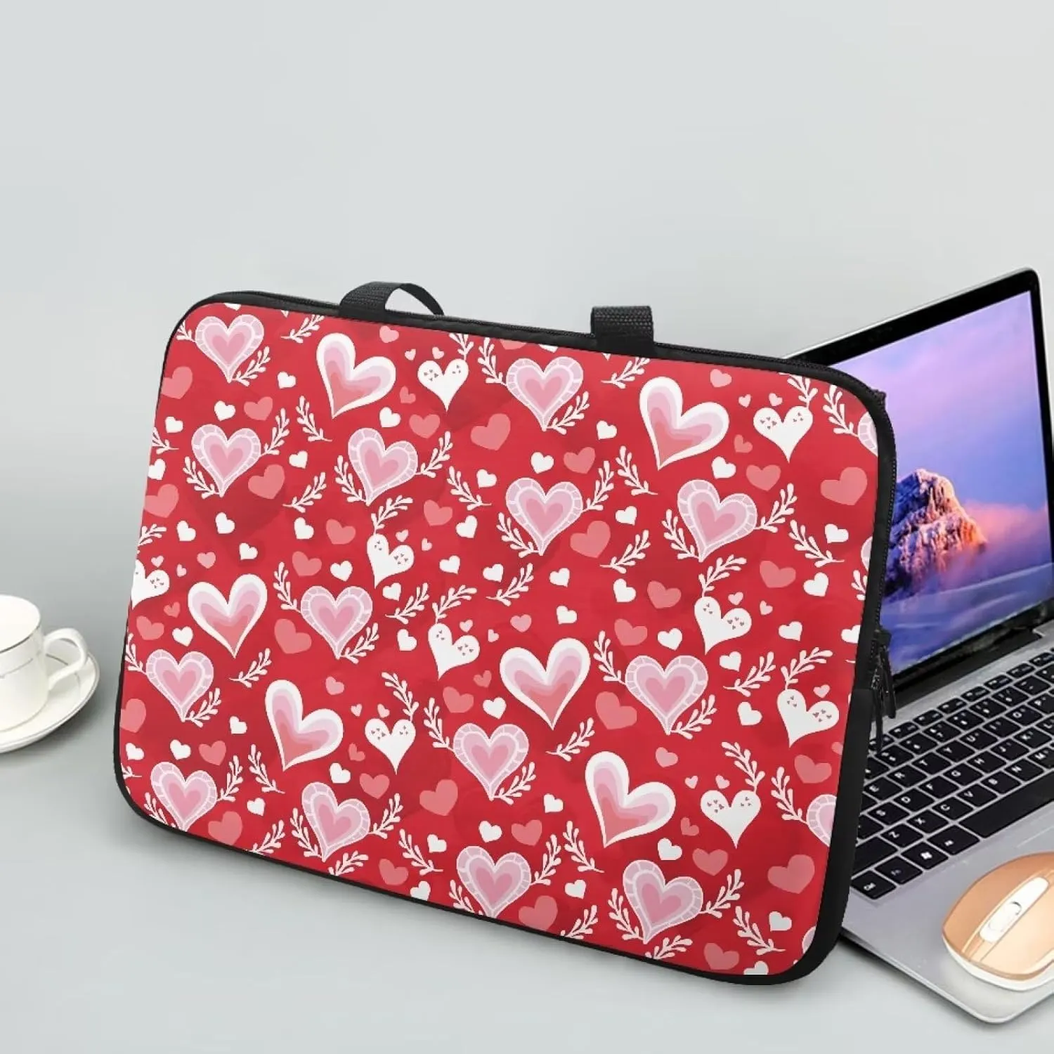 Uasibuni Laptop Sleeve Bag 17 inch Laptop Shoulder Bag Laptop Carrying Case Computer Cover Laptop Bag for Women Men