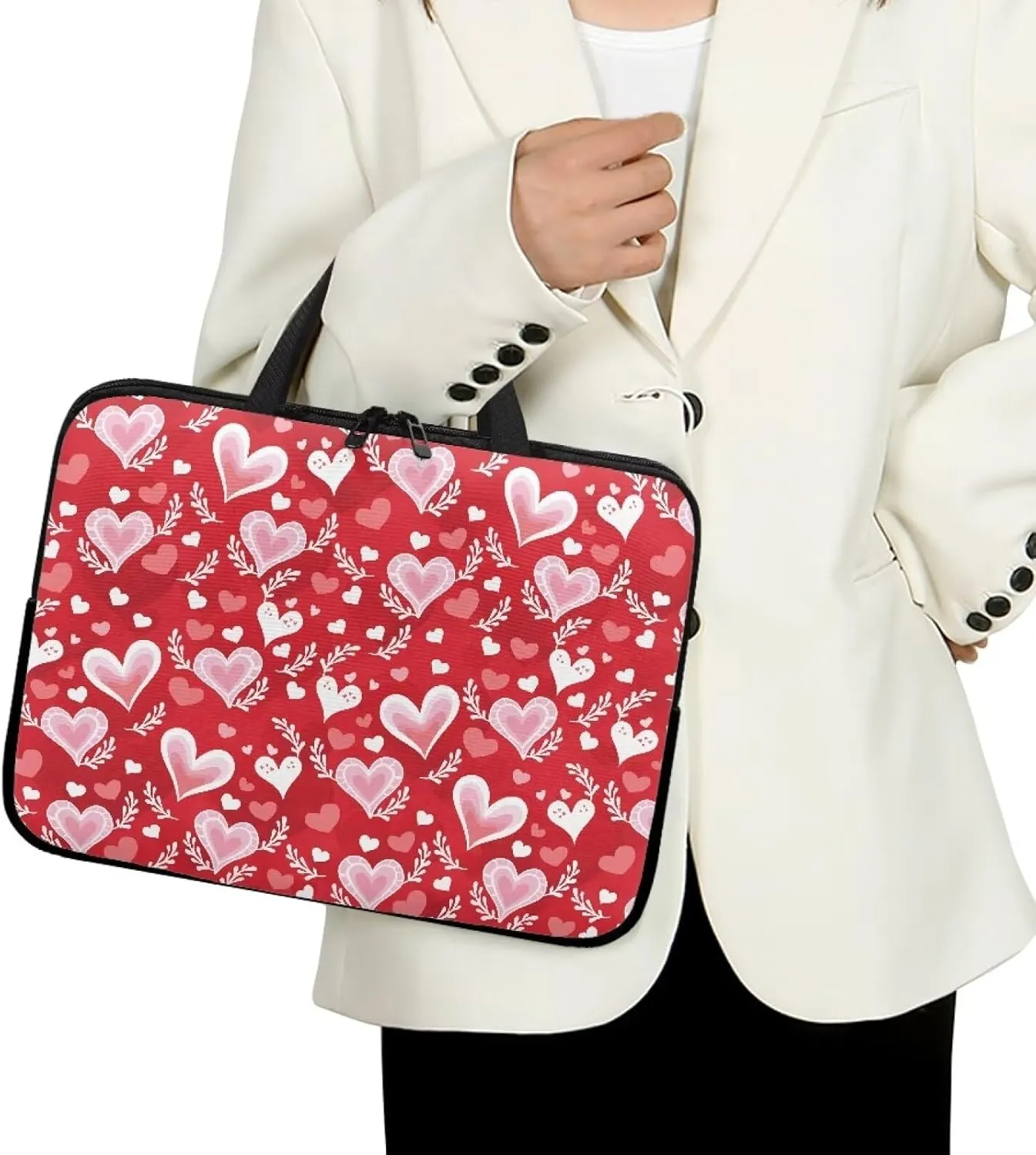 Uasibuni Laptop Sleeve Bag 17 inch Laptop Shoulder Bag Laptop Carrying Case Computer Cover Laptop Bag for Women Men
