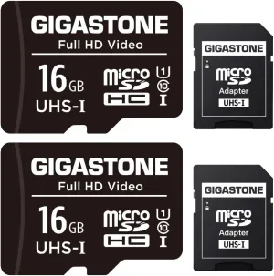 UHS-I Micro 85Mb/S Micro Security SD Class 2-Pack Video, SDHC Action Camera Drone, Instant access 10 U1 Multi-buy offer Card, 16GB Cam FHD Surveillance